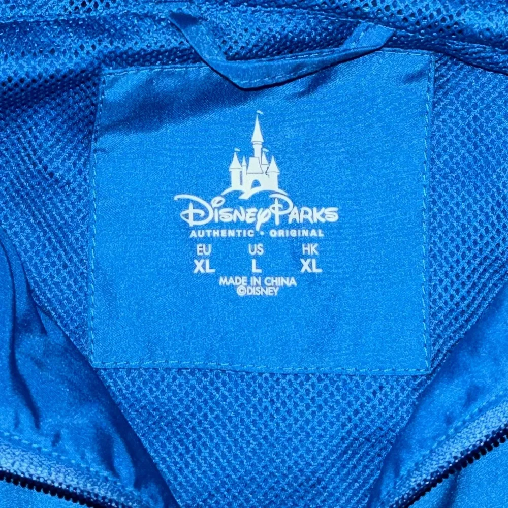 Disney Parks Men’s Hooded Windbreaker Jacket L